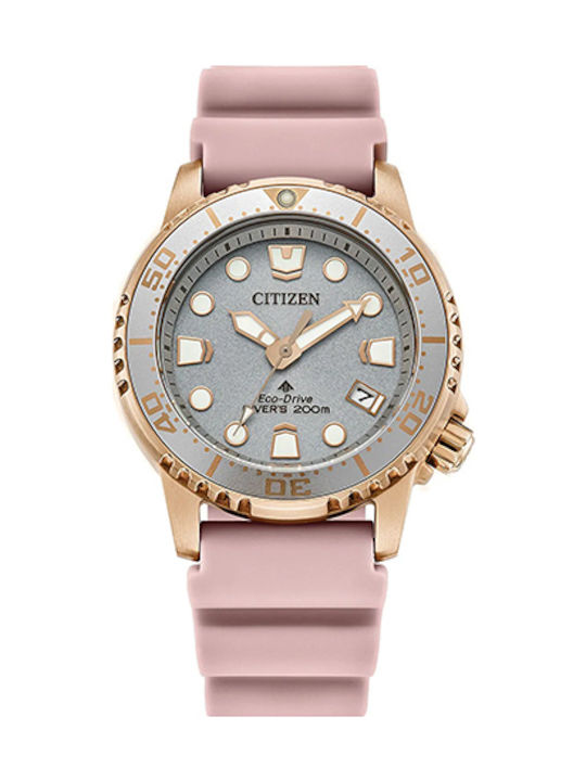 Citizen Women's Watch with Pink / Pink Rubber Strap