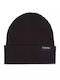 Ribbed Beanie Cap Black