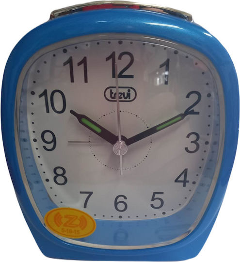 Trevi Ceas De Masă Cu Indicatori Plastic Cu Ceas Deșteptător Albastru SL3051