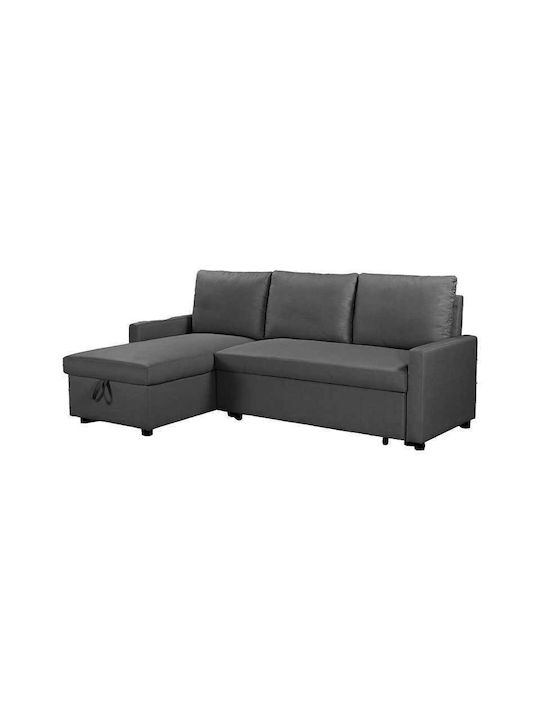 Infuse Ecke Sofa Sofa mit Linke Ecke Stoff & Stauraum Gray 203x130cm