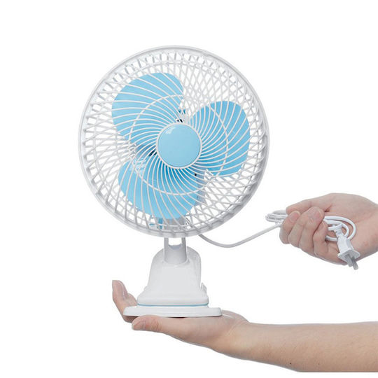 Electric Office/Home Clip-On Fan White 20W FC01-180