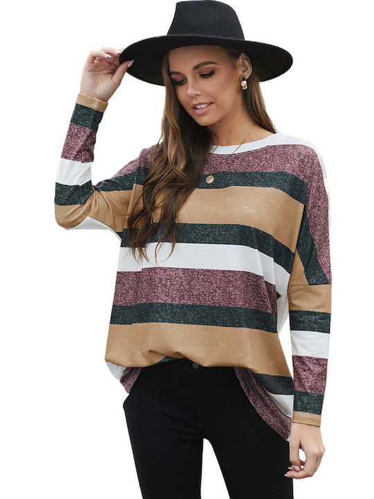 Amely Tunic Long Sleeve Striped White