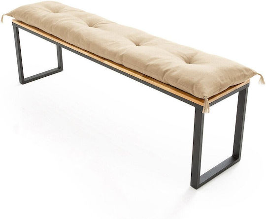 La Redoute Interieurs Μαξιλάρι για Παγκάκι Παλέτας Panama Μπεζ 160x35εκ.