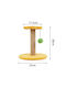 Kratzbaum Pole Gelber 25x25x28cm