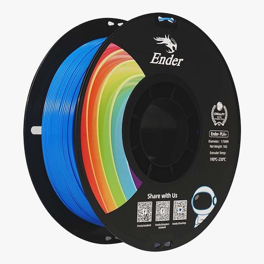 Creality3D EN PLA+ 3D Printer Filament 1.75mm Μπλε 1kg 1τμχ (Spool)