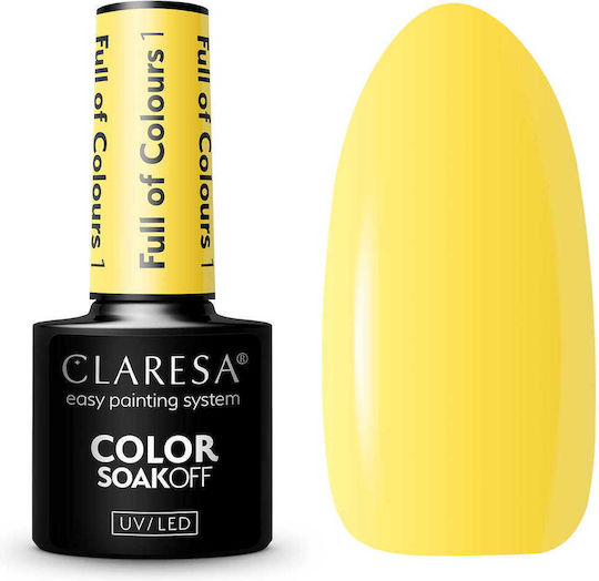 Claresa Full Colours Полутраен Лак За Нокти Full Of Colours 1 5мл
