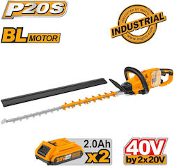 Ingco CHTLI400282 Μπορντουροψάλιδο Μπαταρίας 20V με Λάμα 65cm
