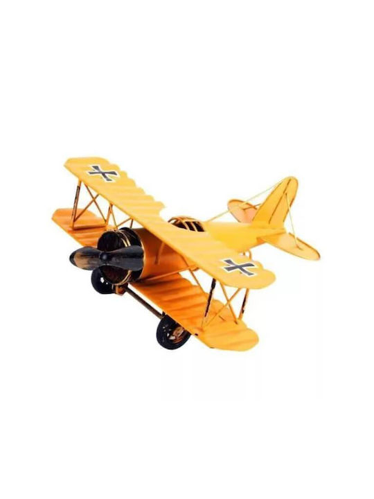 SP Souliotis Vintage Metallic Miniature Airplane 21cm