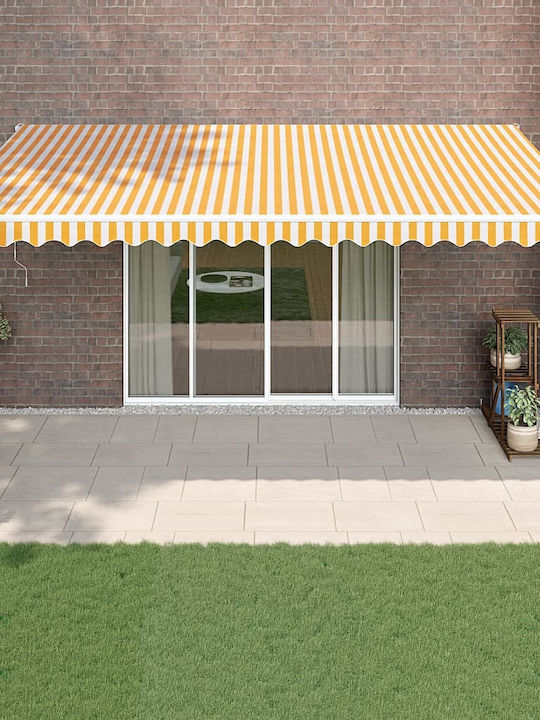 vidaXL Terrace Wall Tent Yellow 5x3cm