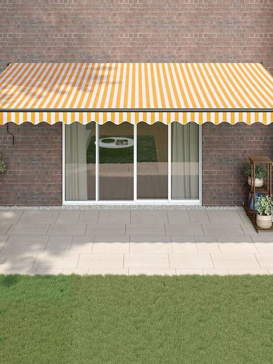 vidaXL Terrace Wall Tent Yellow 5x3cm