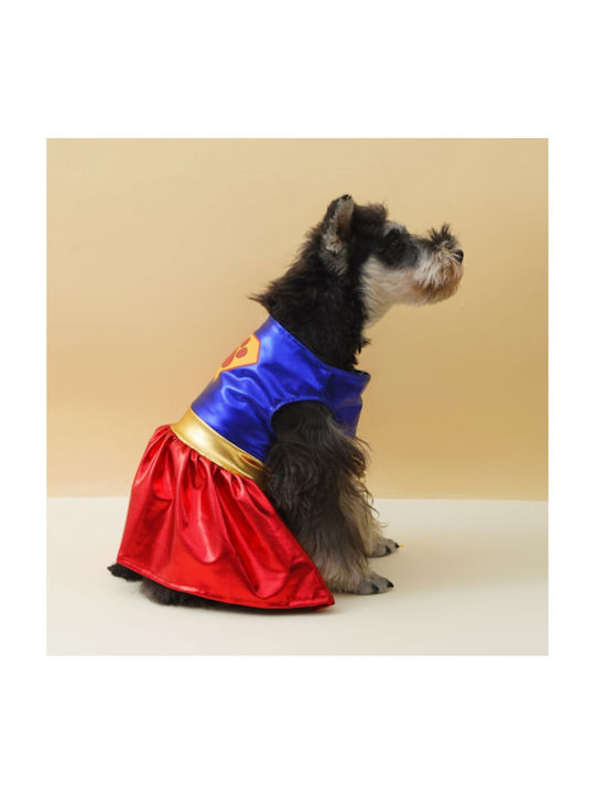 Super Dog Цял Костюм За Куче В Червен Цвят Super Dog Цял Костюм За Куче В Червен Цвят