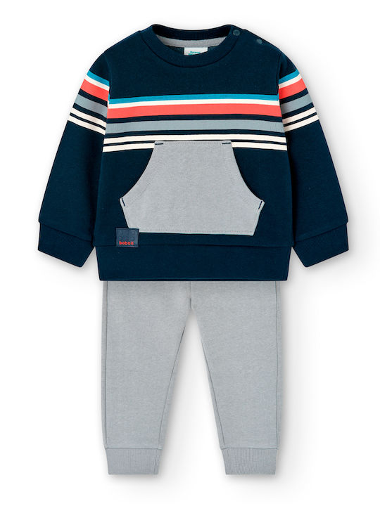 Boboli Kinder Sweatpants Set - Jogginganzug Blau 2Stück