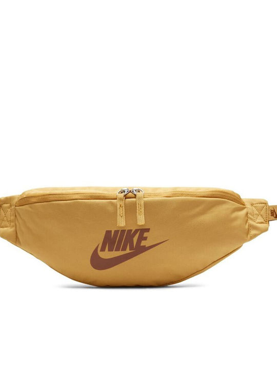 Nike Heritage Waistpack Τσαντάκι Μέσης Κίτρινο