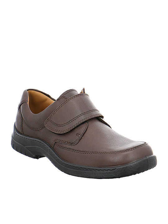 Leder Herren Freizeitschuhe Anatomisch Braun