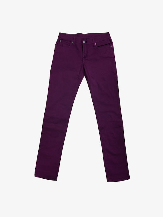 Cheap Monday Women's Cotton Trousers Purple