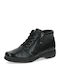 Leather Women's Ankle Boots Black