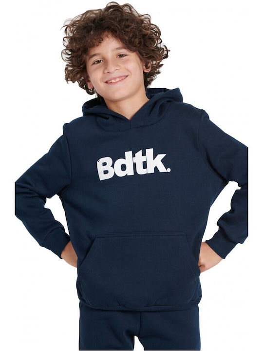 Kinder-Sweatshirt mit Kapuze Blau