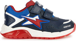 Geox Sneakers pentru copii cu Velcro Albastru
