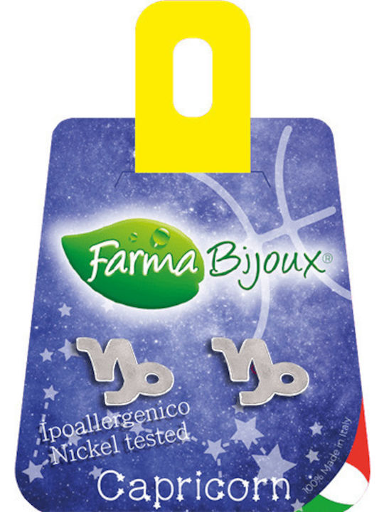 Farma Bijoux Υποαλλεργικά Παιδικά Σκουλαρίκια Καρφωτά με Πέτρες