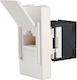 Geyer Single Network Socket Mechanism RJ45 Type Cat6 in White Color 745101S