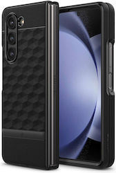 Spigen Caseology Parallax Plastic / Silicone Back Cover Matte Black (Galaxy Z Fold5)