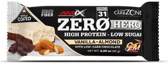 Amix Zero Hero Блокче Протеин с Вкус Vanilla Almond 65гр