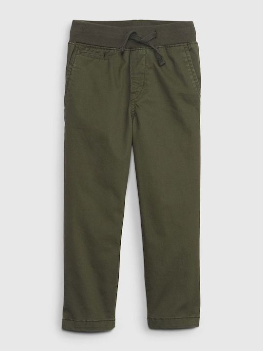 GAP Pantaloni copii din material textil Verde