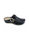 Vesna Leather Anatomic Clogs Black