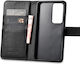 iCarer Brieftasche Leder Schwarz (Samsung Galaxy S23)