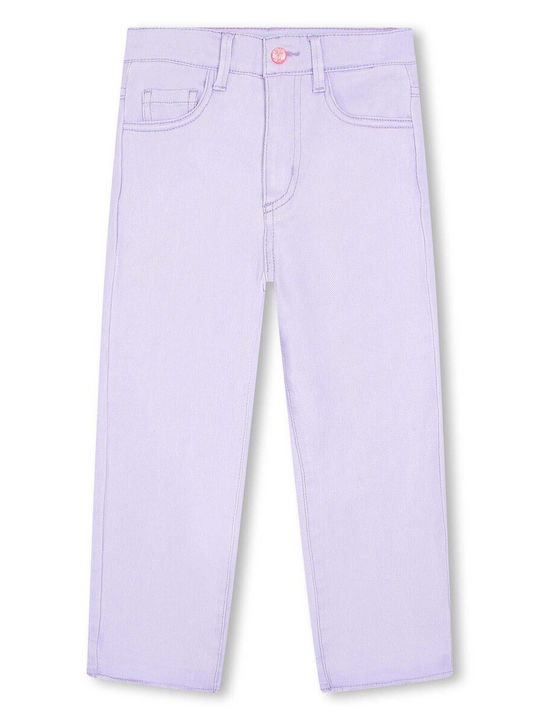 Billieblush Girls Denim Trouser Lilac