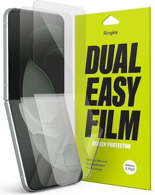 Ringke Protective Foil Dual Easy Full Face Tempered Glass 2τμχ (Samsung Galaxy Z Flip4 / Flip5)