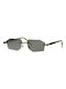 Kuboraum Sunglasses with Brown Metal Frame and Gray Lens P55 BM TR