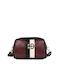 FRNC Leather Women's Bag Crossbody Burgundy