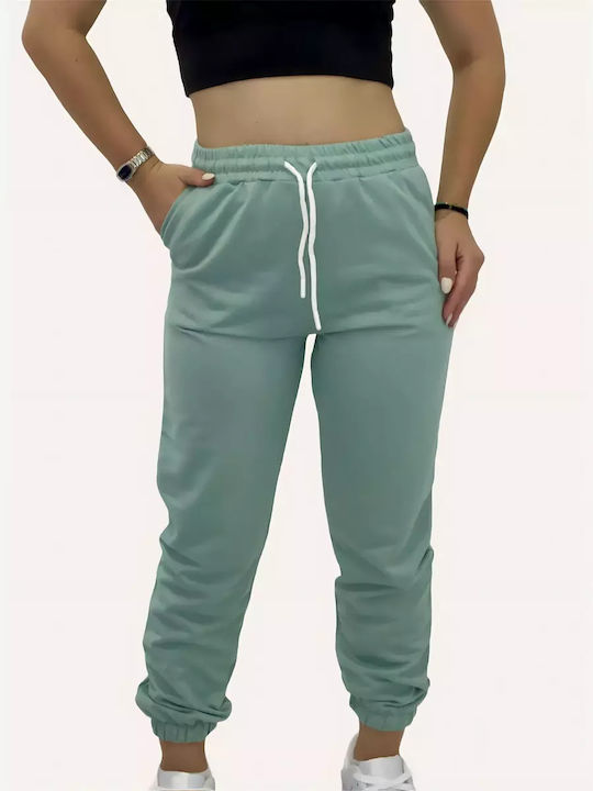 Women's Overalls Pants Pistachio