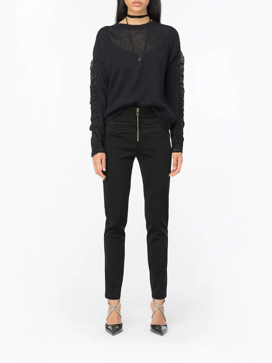 Pinko Femei Tesatura Pantaloni Negru