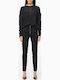Pisolo Women's Fabric Trousers Black