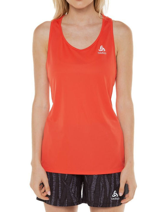 Odlo Women's Athletic Blouse Sleeveless Orange
