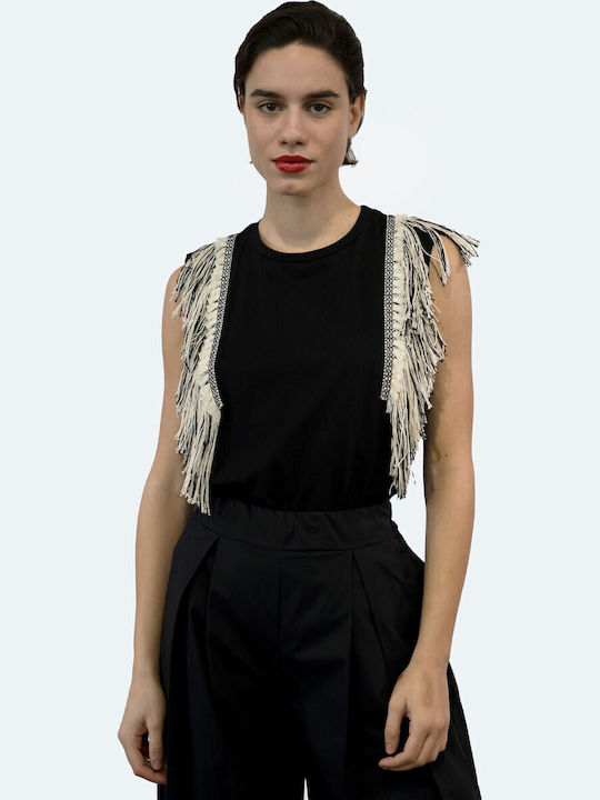 Tensione In Blouse Black