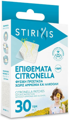 Stirixis Citronella Insektenabwehrmittel Aufkleber Geeignet für Kinder 30Stück