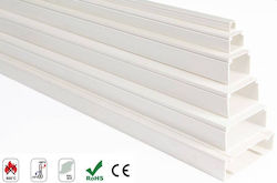Vito Κανάλι Καλωδίων από Πλαστικό 12x12mm Λευκό 2m