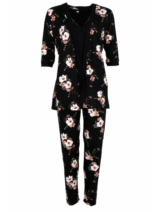 G Secret Summer Women's Pyjama Set Black