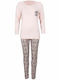 G Secret Winter Women's Pyjama Set Pink