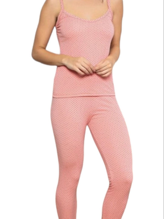 Remix Sommer Damen Pyjama-Set Rosa