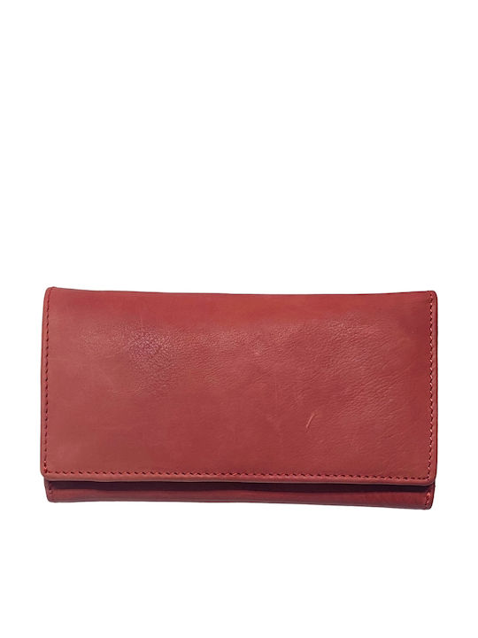 Leder Damen Geldbörse Klassisch Rot