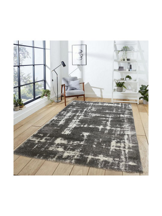 Jasmine JS 700 Rug Rectangular Shaggy Gray