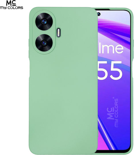 Sonique Back Cover Σιλικόνης Τιρκουάζ (Realme C55)