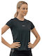 Nebbia Women's Athletic T-shirt Black