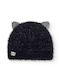 Kids Beanie Knitted Black