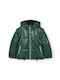 Boboli Girls Casual Jacket Green with Ηood