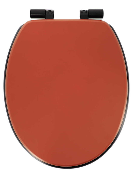Eurocasa Toilettensitz Kunststoff 43x36cm Orange